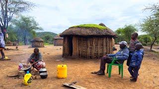 African village life #cooking  Village food Egusi soup and Steamed  Corn Bread