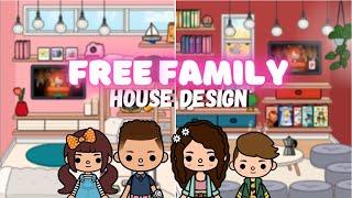 FAMILY HOUSE DESIGN FREE | TOCA LIFE WORLD | Toca Boca