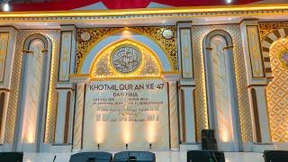 Panggung Dekorasi styrofoam megah. Khotmil Qur'an ke 47. PP Sunan Pandanaran Yogyakarta.