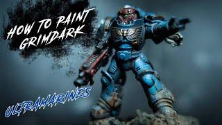 How to Paint Grimdark Ultramarines || Tutorial