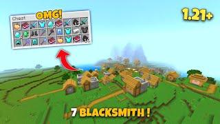 [GOD SEED] 7 Blacksmith, Trial Chambers in Minecraft 1.21 Bedrock And Pe | Seed Minecraft 1.21