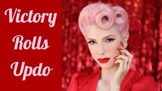 Victory Rolls Updo Tutorial