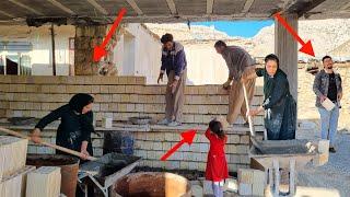 The Power of Love: Nasrin's Generosity in Building a Nomadic Family's Home