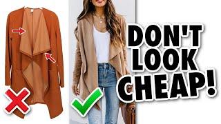 8 Ways Your Clothes Look CHEAP! *don’t wear this*
