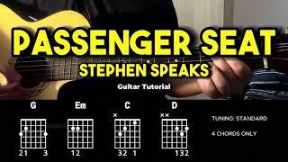 Passenger Seat - Stephen Speaks | Easy Guitar Chords Tutorial For Beginners (CHORDS & LYRICS)