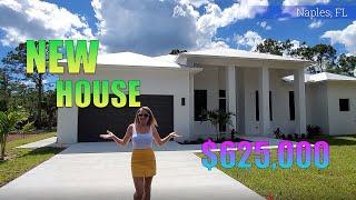 Inside a $625,000 New Construction Home | New House for Sale in Naples, Florida