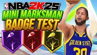 How to Shoot on NBA 2K25 Mini Marksman Shooting Badge