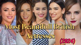 Top 10 Most Beautifull British Actresses and Models (2024) Update || Emilia Clarke || Dua Lipa