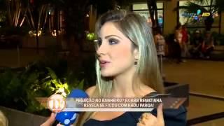 TV Fama: Íris enquadra Renatinha sobre 'pegação' em banheiro
