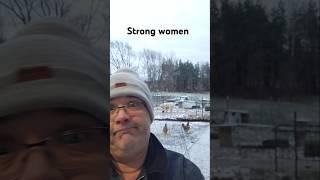 Strong women! #funny #comedy #happy #goat #joke #farm #chicken #marriage #relationship #women