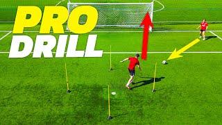 Pro-Level Finishing Drill to Score Goals from Cutbacks ️ 