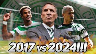 WHAT IS THE BEST COMBINED 11 RODGERS HAS HAD AT CELTIC?