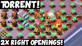 Torrent: 2x Right Openings!  Boom Beach