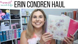 ERIN CONDREN LAUNCH HAUL | Brand New Erin Condren Goodies! New Zip Folio Initial Review