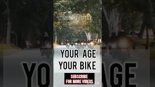 your age your bike #shorts #youtubeshorts #bike