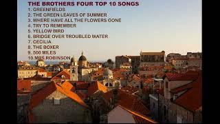 THE BROTHERS FOUR TOP 10 FOLK  COUNTRY SONGS HIGH QUALITY CD