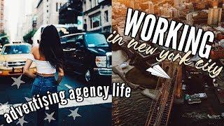 work day in my life in new york city!! || advertising agency life