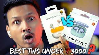 Realme Buds Air 6 VS Redmi Buds 5 Detailed Comparison || Best TWS Earbuds Under ₹3000