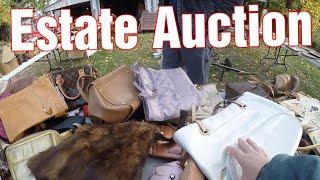 Designer Purses, Vintage Christmas, Antiques Estate Sale Auction, I Missed!