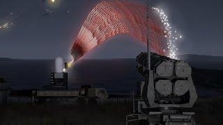 SAM Patriot System Shot Down F-16 Fighter Jet at Night - Military Simulation - ArmA 3