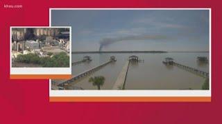 Viewer video: Time lapse of of KMCO chemical plant explosion in Crosby