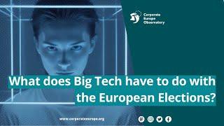 What does Big Tech have to do with the #euelections2024 ?