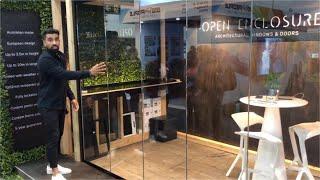 Frameless Bi Fold Doors Melbourne Home Show | Servery Windows | Open Enclosure