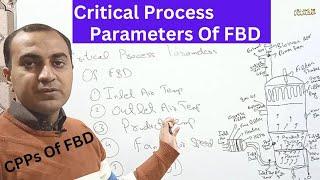 Critical Process Parameters Of FBD | CPPs Of Fluid Bed Dryer In Pharma