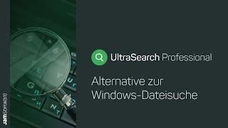 Beste Alternative zur Windows Suche - UltraSearch Professional | JAM Software