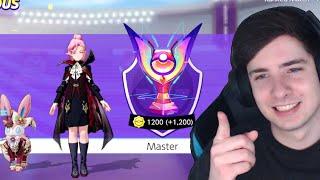 MASTER RANK on the First Day of Season 22?! | Pokemon Unite