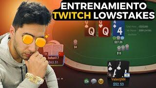 Entrenamiento Twitch  David ENSEÑA a CRUSHEAR las MESAS en GGPoker