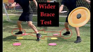 Wider brace test - tech disc test #discgolf