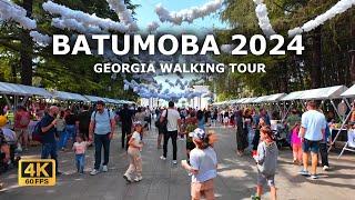 BATUMOBA 2024: Batumi, Georgia walking tour 4K 60 FPS