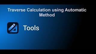 Topcon Tools V9 – Traverse Route using Automatic Mode