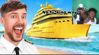 Kekedamann reacts to Mr beast 1$ vs 1B dollar yacht