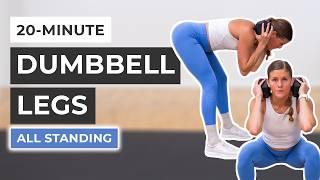 20-Minute Leg Workout At Home (Standing Workout)