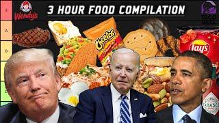 3 HOUR PRESIDENT FOOD COMPILATION