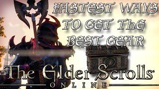 TOP 5 WAYS to get the BEST GEAR in ESO (Elder Scrolls Online Tips for PC, PS4, and XB1)