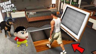 Shinchan and Franklin Went Inside His Secret Basement In Gta 5