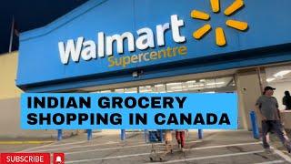 Indian Grocery Shopping in Canada/ Walmart Grocery Shopping/ North Bay, Canada
