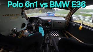 BTG Polo 6n1 vs BMW E36 Nürburgring Nordschleife