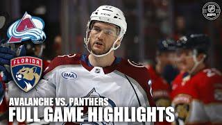 Colorado Avalanche vs. Florida Panthers | Full Game Highlights | ESPN NHL