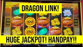 DRAGON LINK JACKPOT! BIG WIN! Happy Prosperous High Limit Slot HANDPAY!