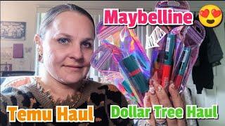 Mini Temu Haul & Maybelline Discoveries at Dollar Tree Haul