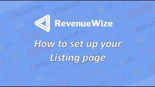 Amazon PPC - RevenueWize guide - How to set up your Listing page