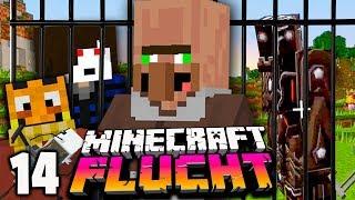 Wir ENTFÜHREN die Dorfbewohner  Minecraft FLUCHT #14