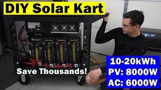 DIY VS Ecoflow Ultra! Save thousands building the Solar Kart