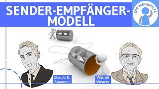 Sender-Empfänger-Modell / Shannon-Weaver-Modell einfach erklärt - Kommunikation / Theorie - Deutsch