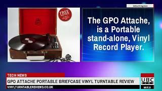 GPO Attache Portable USB Briefcase Style Vinyl Turntable Record Player Review