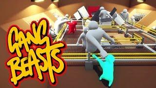 Gang Beasts - Meat Grinder [Father and Son Gameplay]